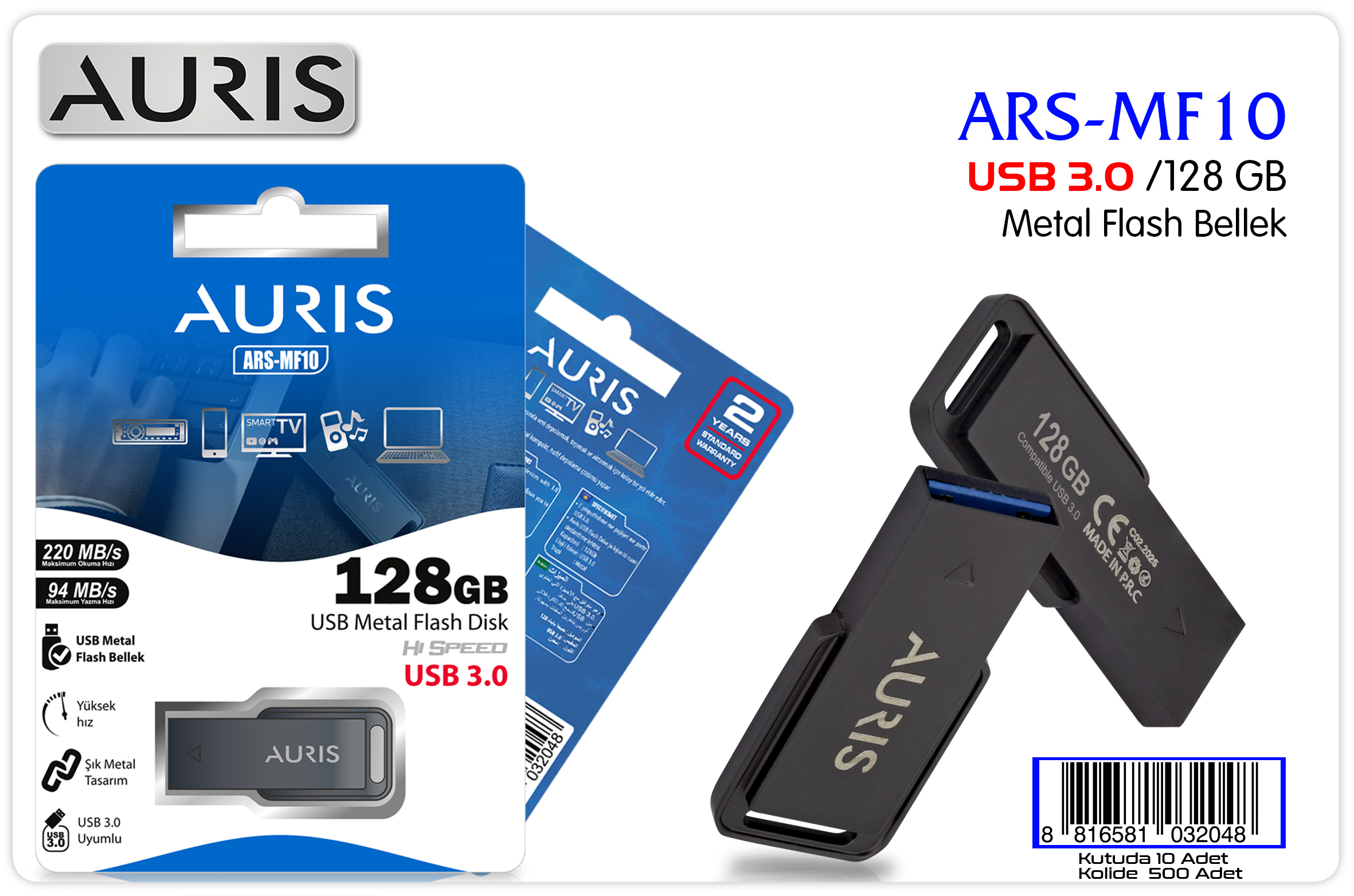 Auris MF10 128 GB USB 3-0 FLASH